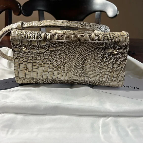 Brahmin Cami Satchel color timeless taupe ombré Melbourne